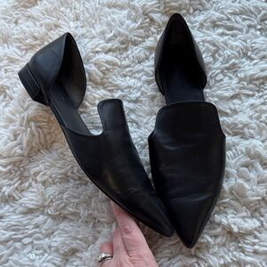 Vince Damris D’Orsay Leather Flats